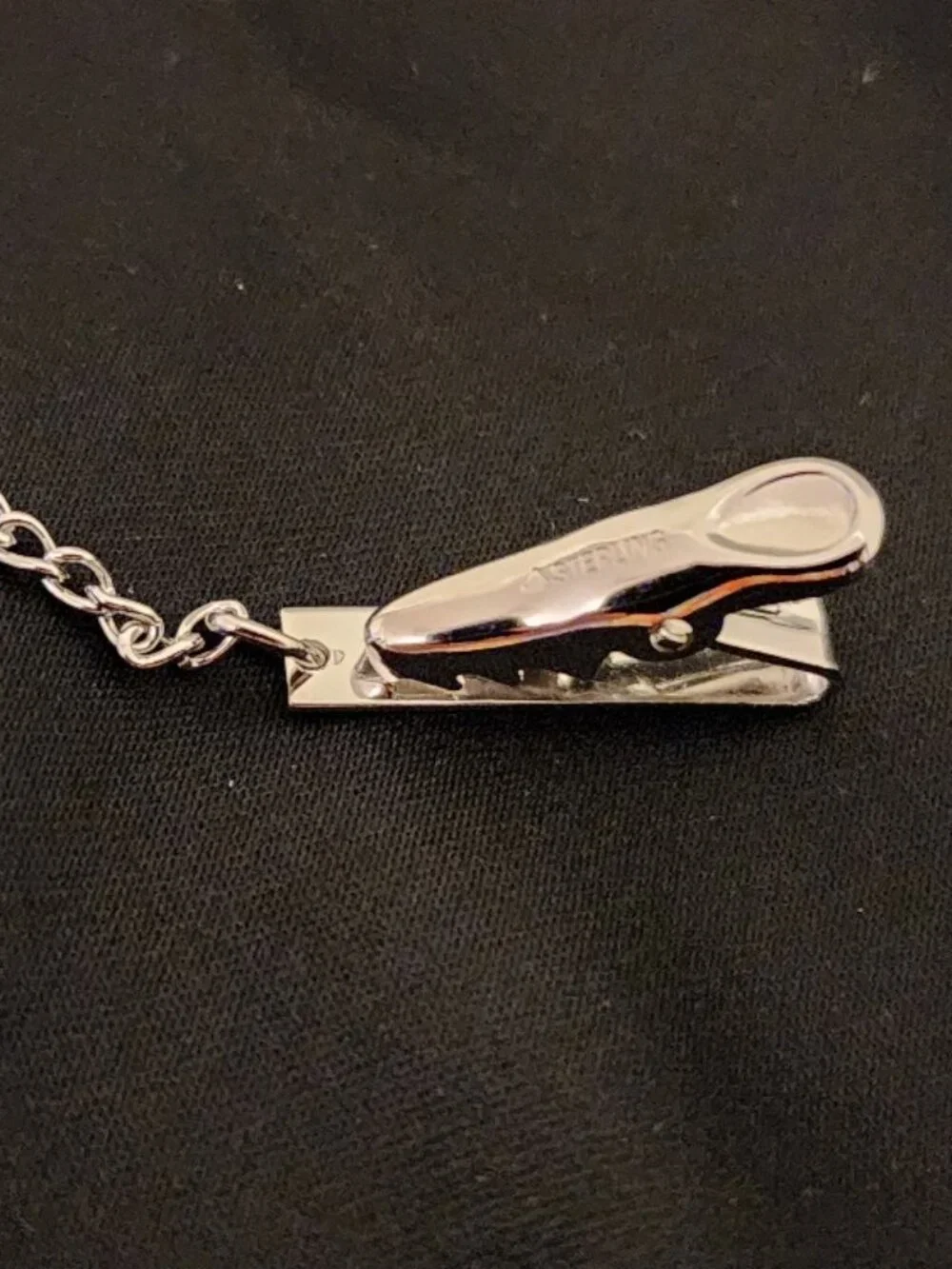 Vintage MSD 10K and Sterling Service Award Tie Clip and Pin